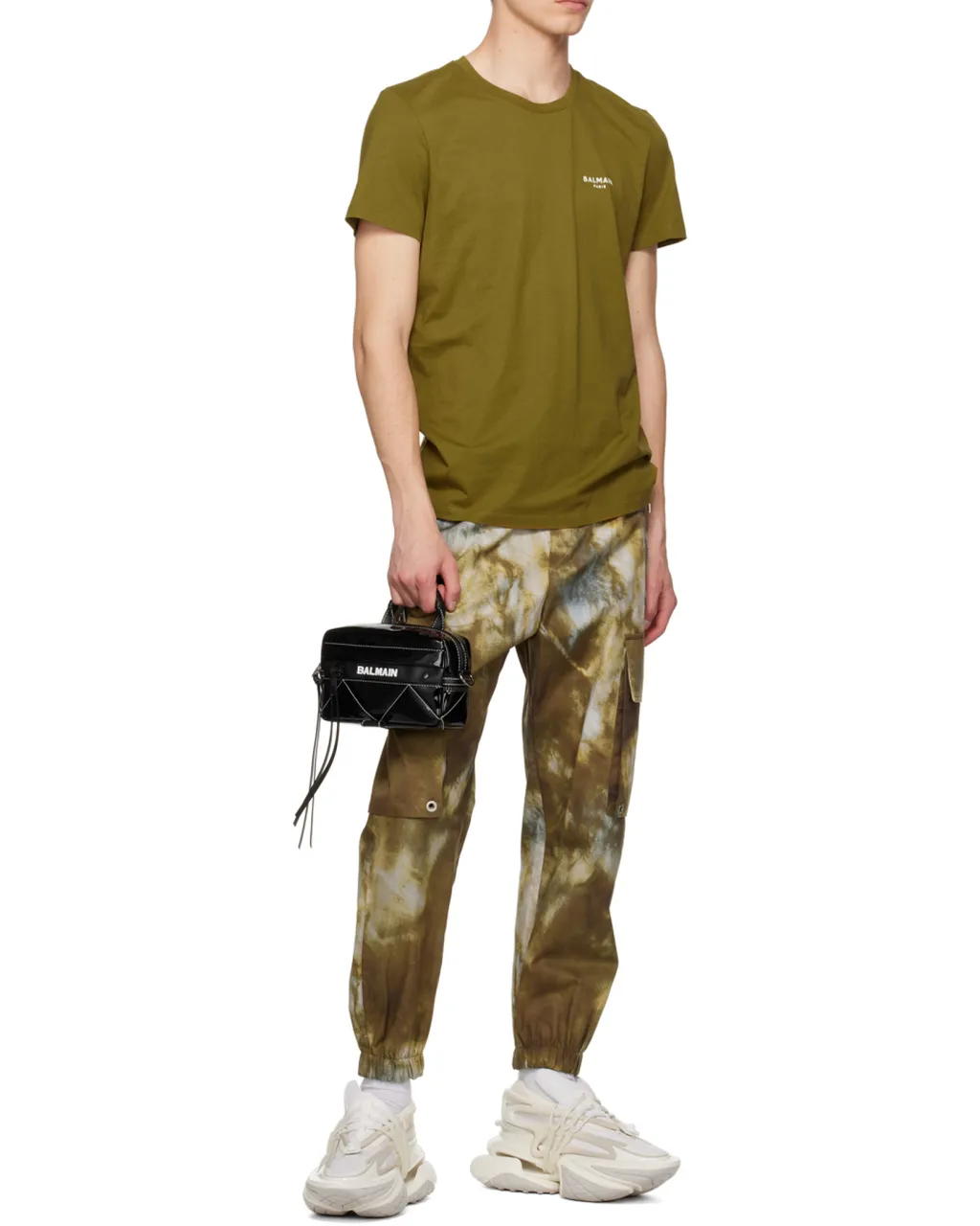 Logo Printed Top Handle Bag