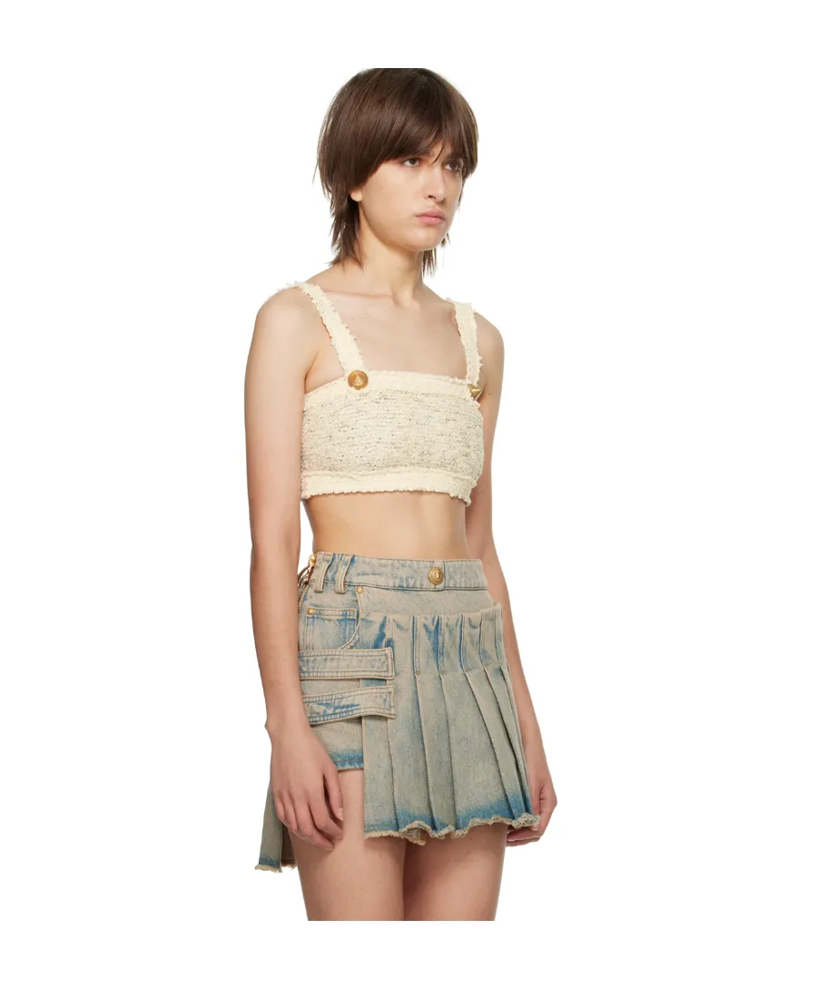 Cropped Tweed Around The Chest