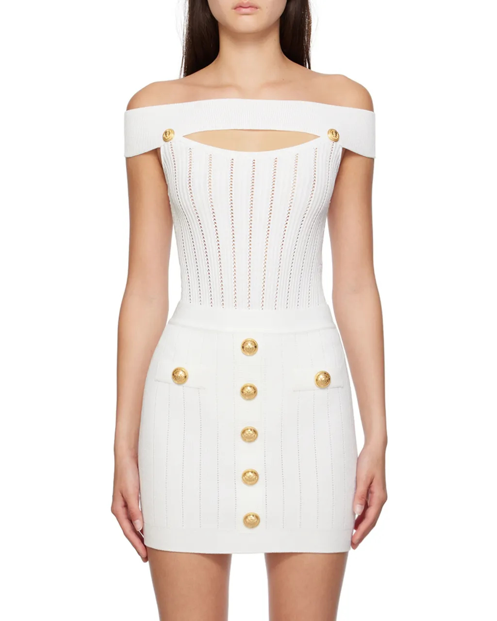 Openwork Knit Body