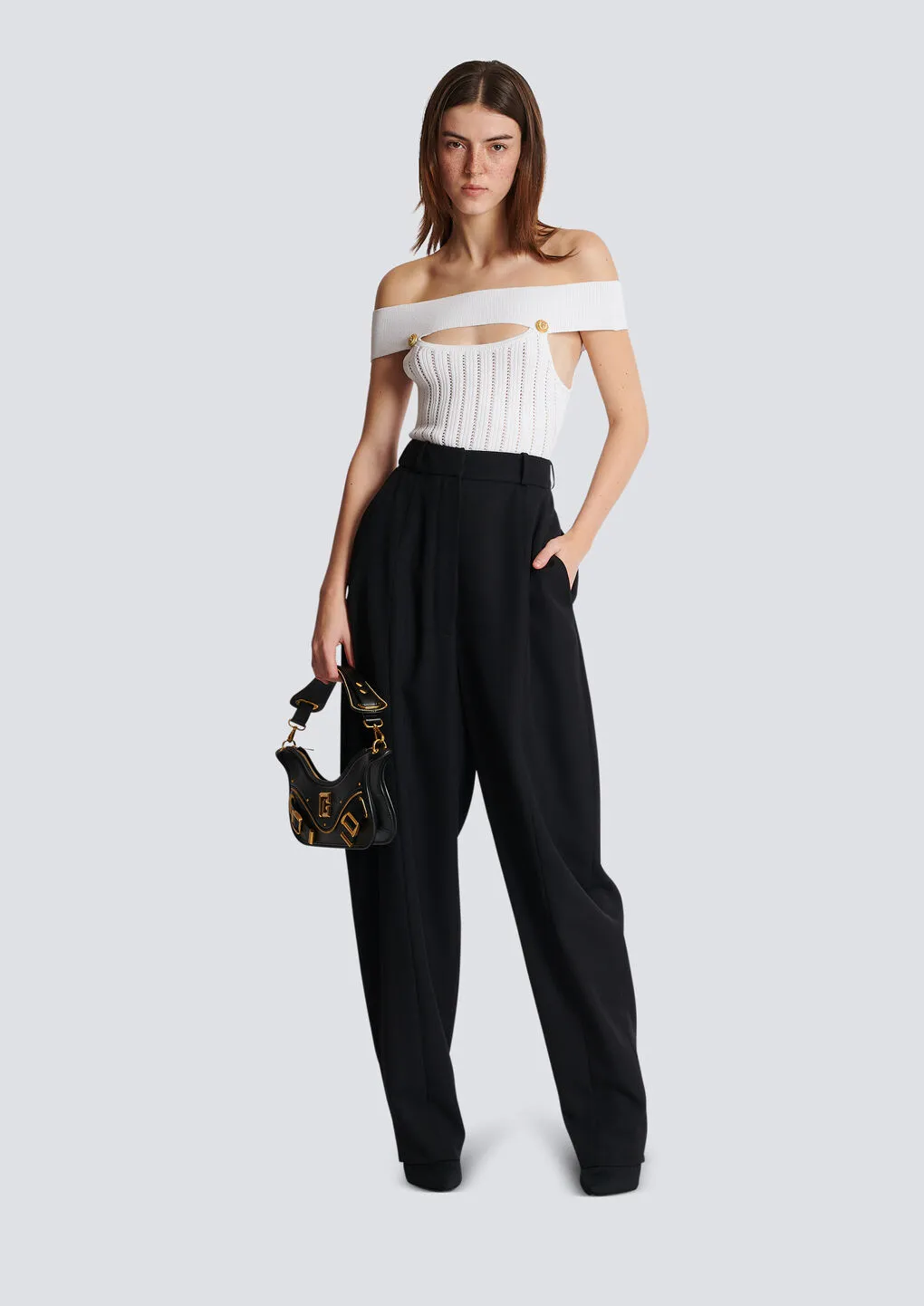 Openwork Knit Body