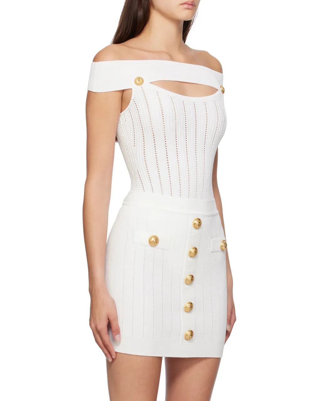 Openwork Knit Body