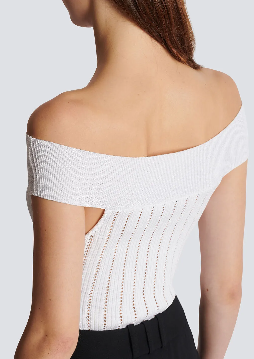 Openwork Knit Body