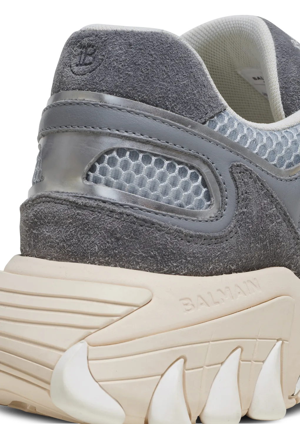 B-East Trainers In Metallic Leather And Mesh