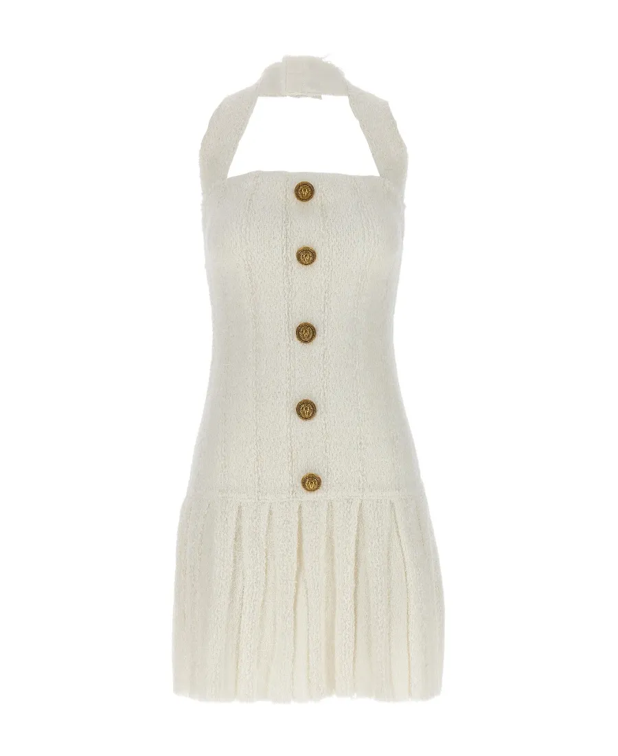 Tweed Halterneck Minidress