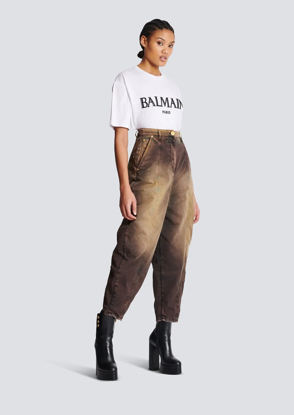 Tie-Dye Baggy Denim Jeans