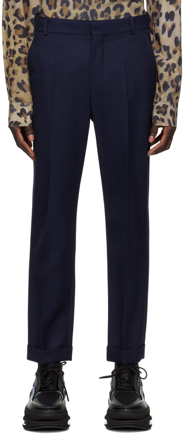 Slim Fit Tailored Trousers