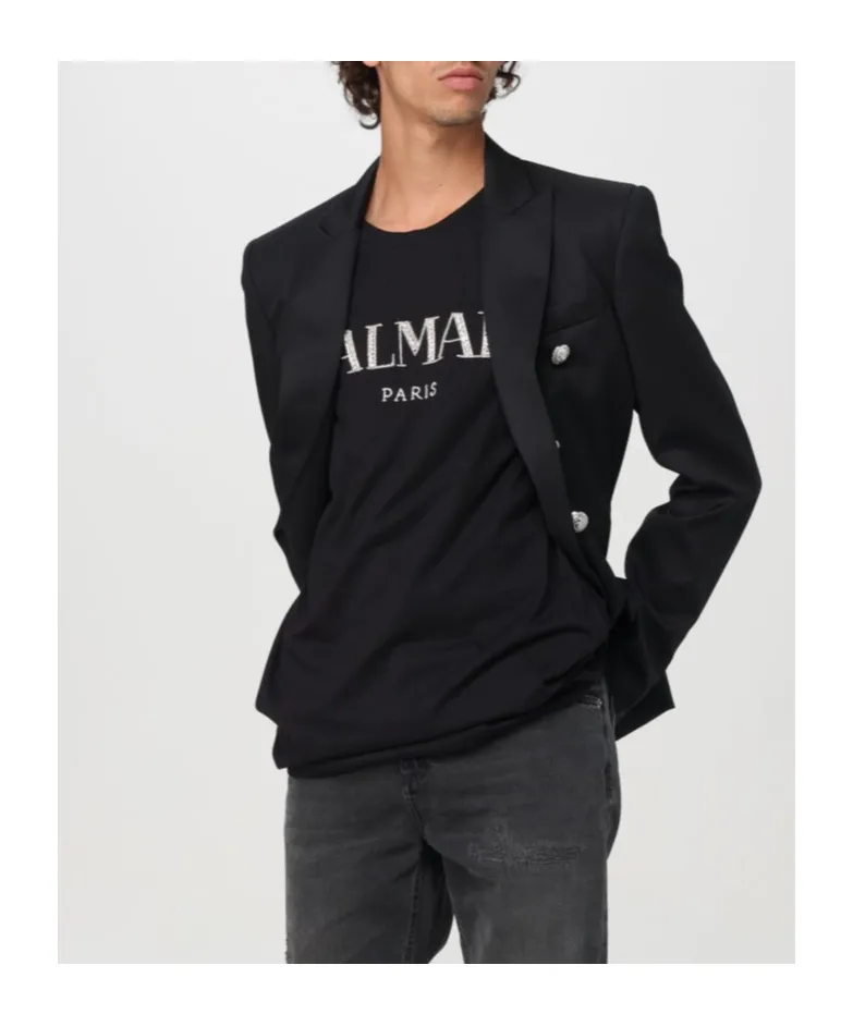 Vintage Logo Embellished Crewneck T-Shirt