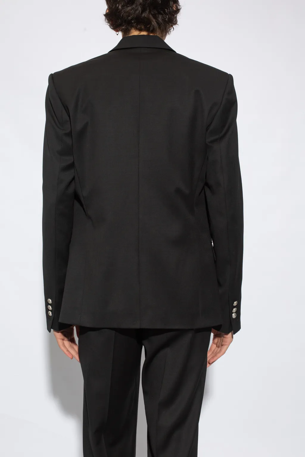 Button Embellished Tailored Blazer