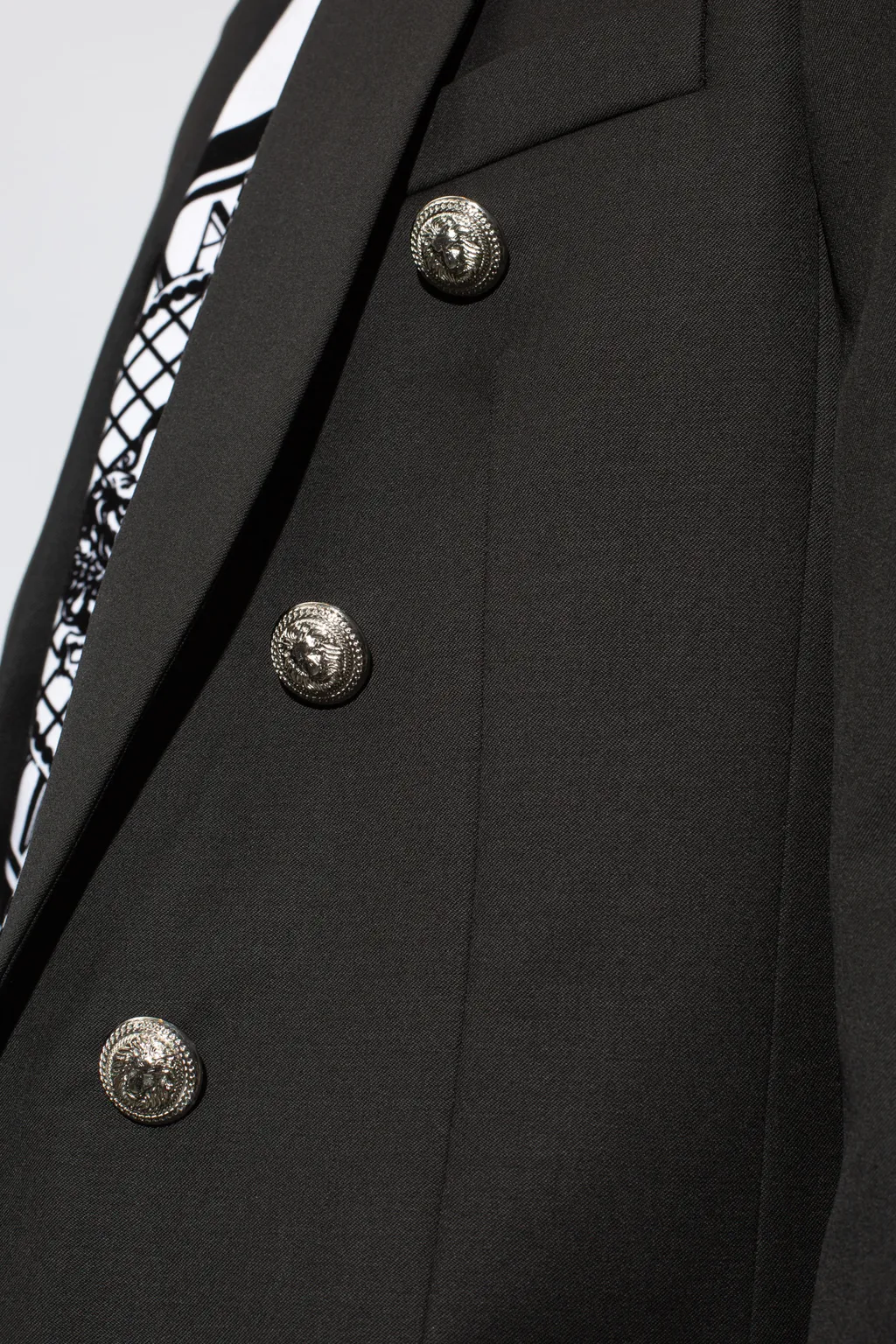 Button Embellished Tailored Blazer