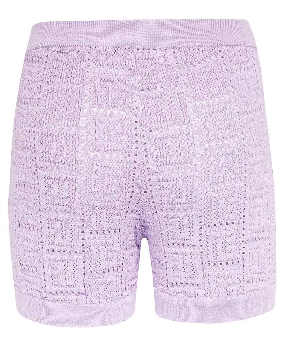 Monogram Mesh Knitted Shorts