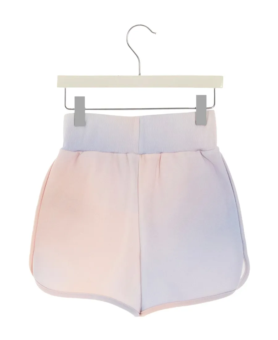 Tie-Dyed Elastic Waist Shorts