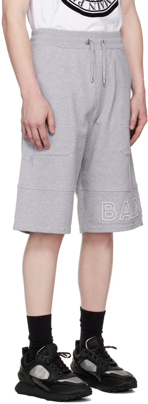 Logo-Print Cotton Bermuda Shorts