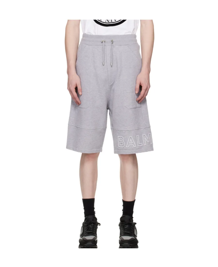Logo-Print Cotton Bermuda Shorts