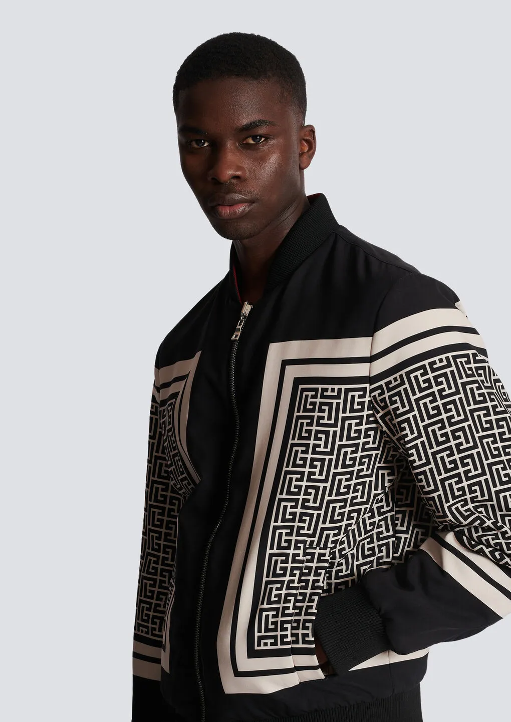 Reversible Monogram Bomber Jacket