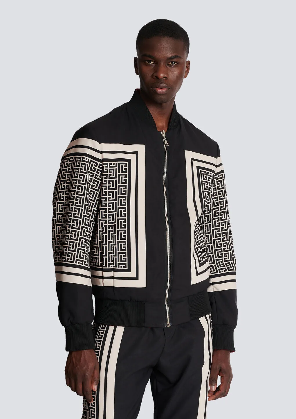 Reversible Monogram Bomber Jacket