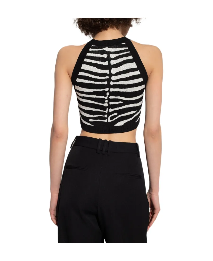 Sleeveless Cropped Top