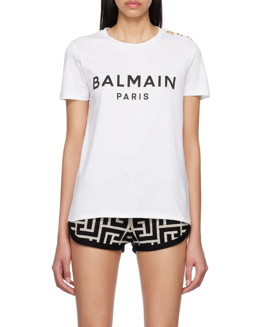 Logo Printed Cropped T-Shirt