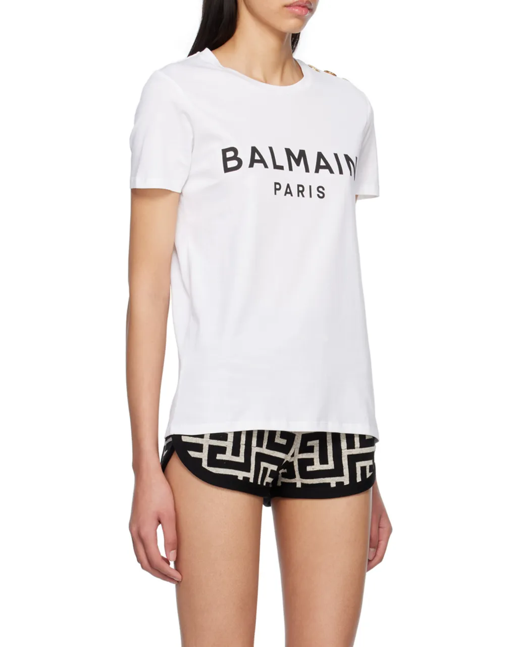 Logo Printed Cropped T-Shirt