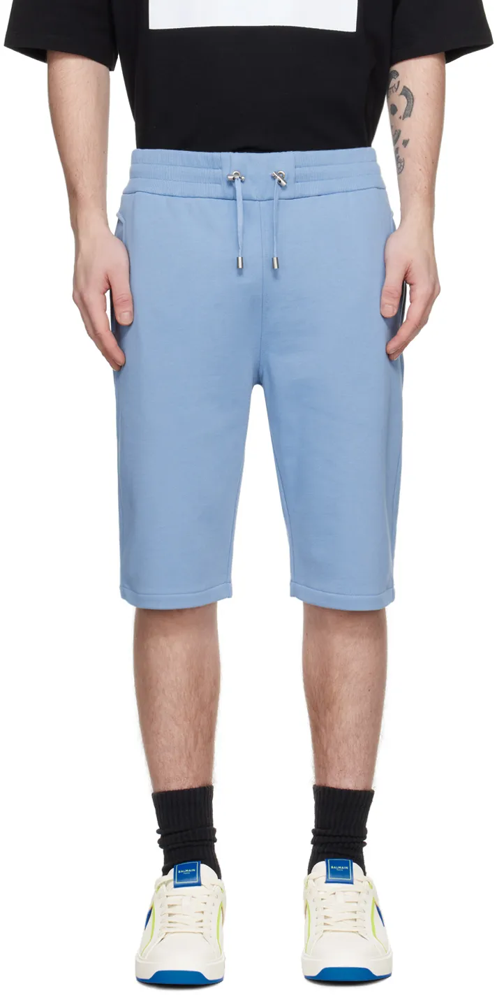 Knee-Length Drawstring Bermuda Shorts