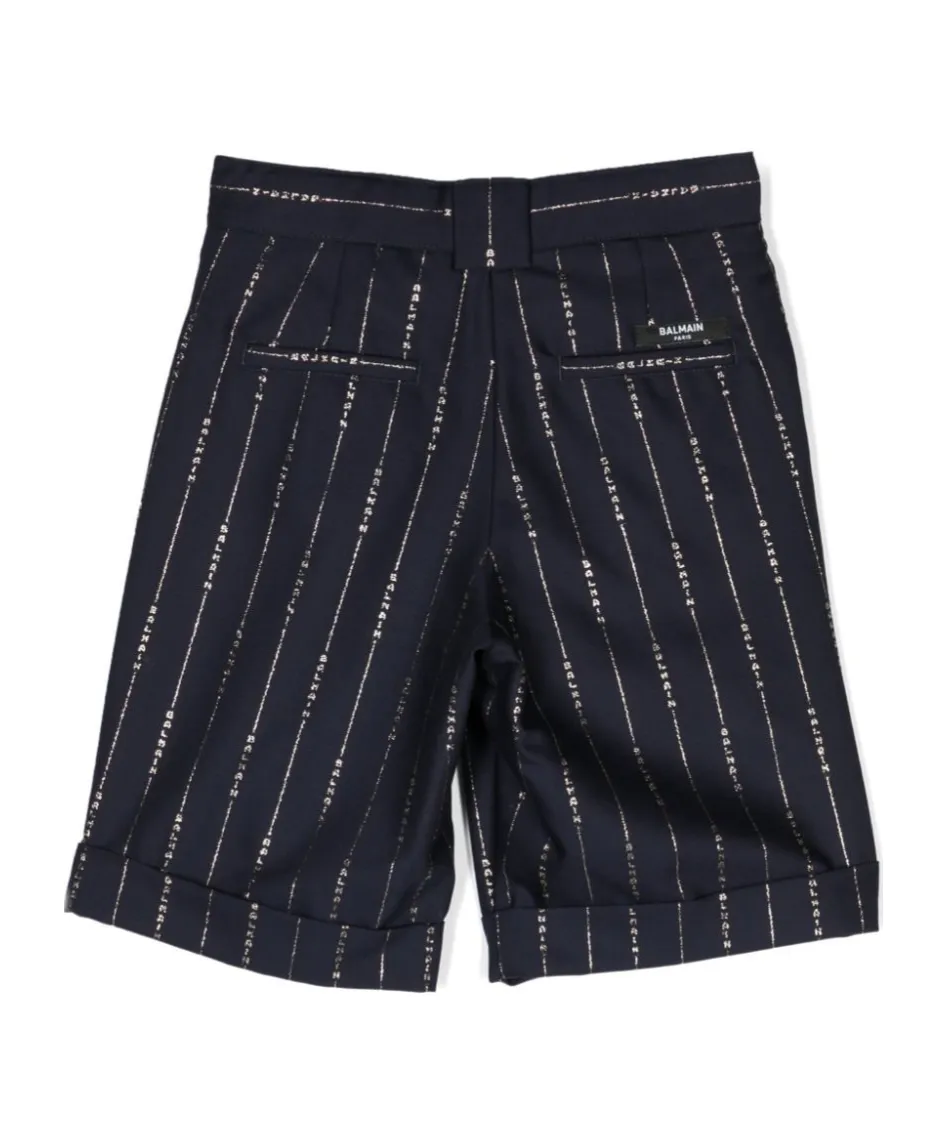 Logo-Print Tailored Shorts
