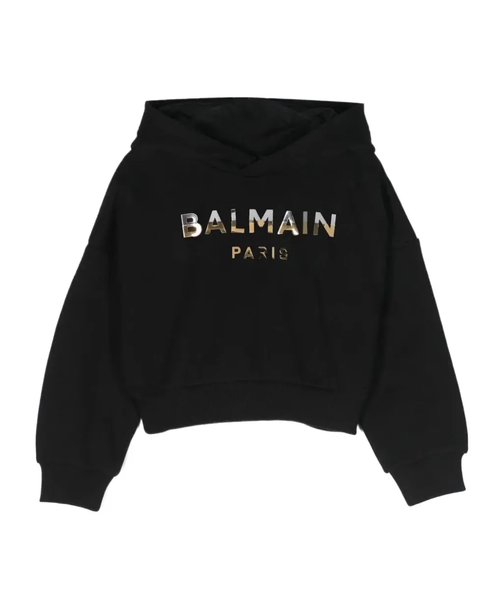 Logo-Appliqué Long-Sleeved Hoodie