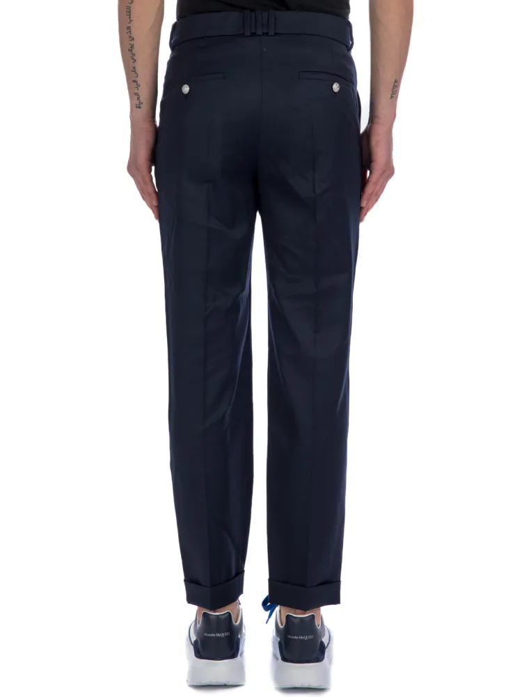 Mid-Waisted Cropped Trousers