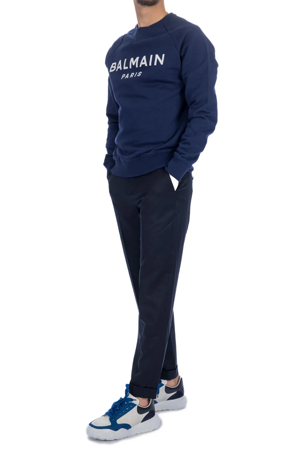 Mid-Waisted Cropped Trousers