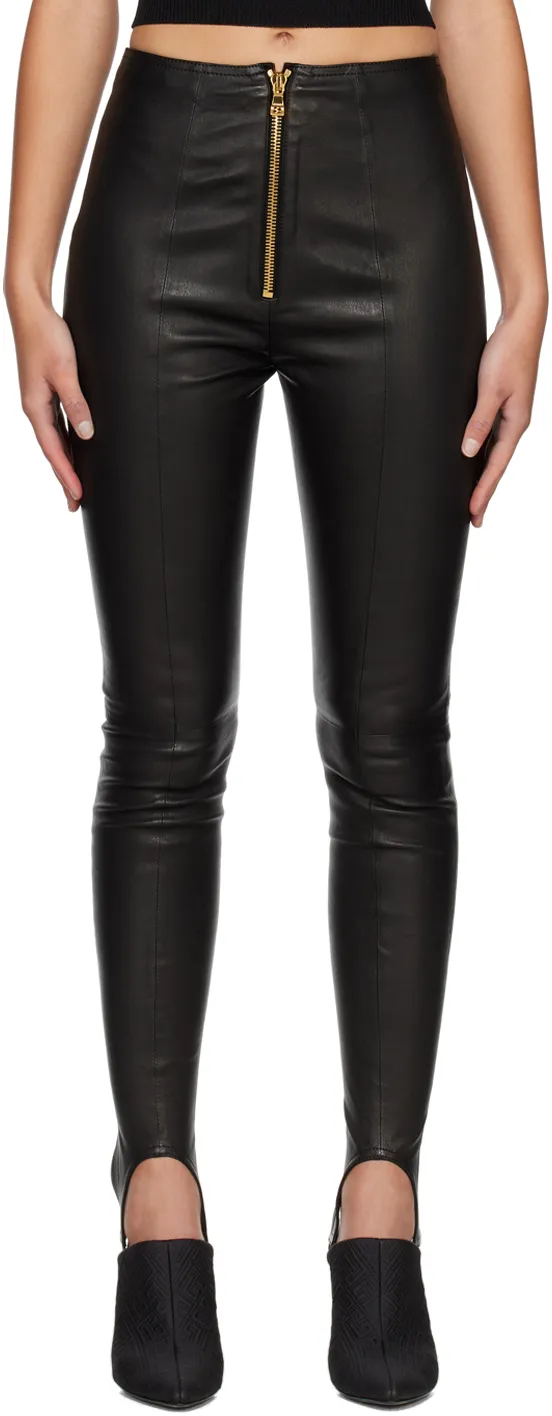 Grain Zipper Leggings