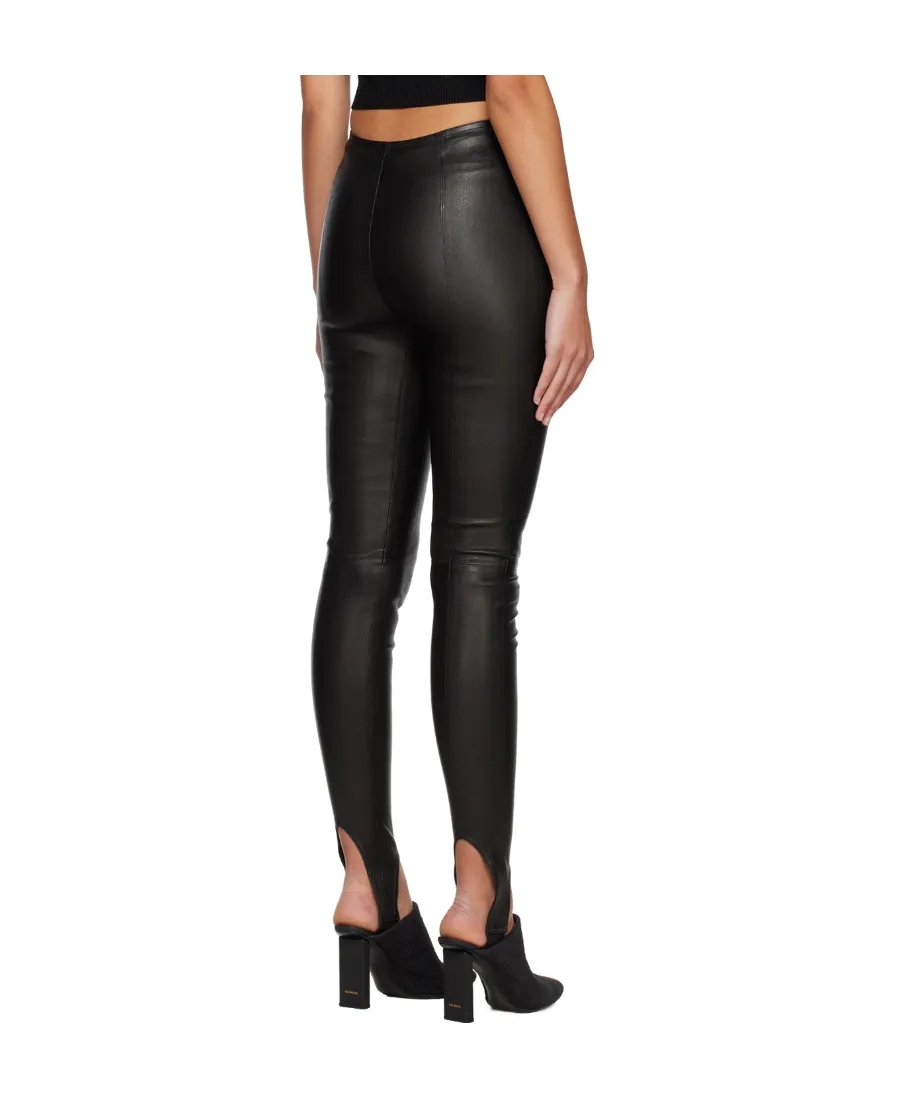 Grain Zipper Leggings