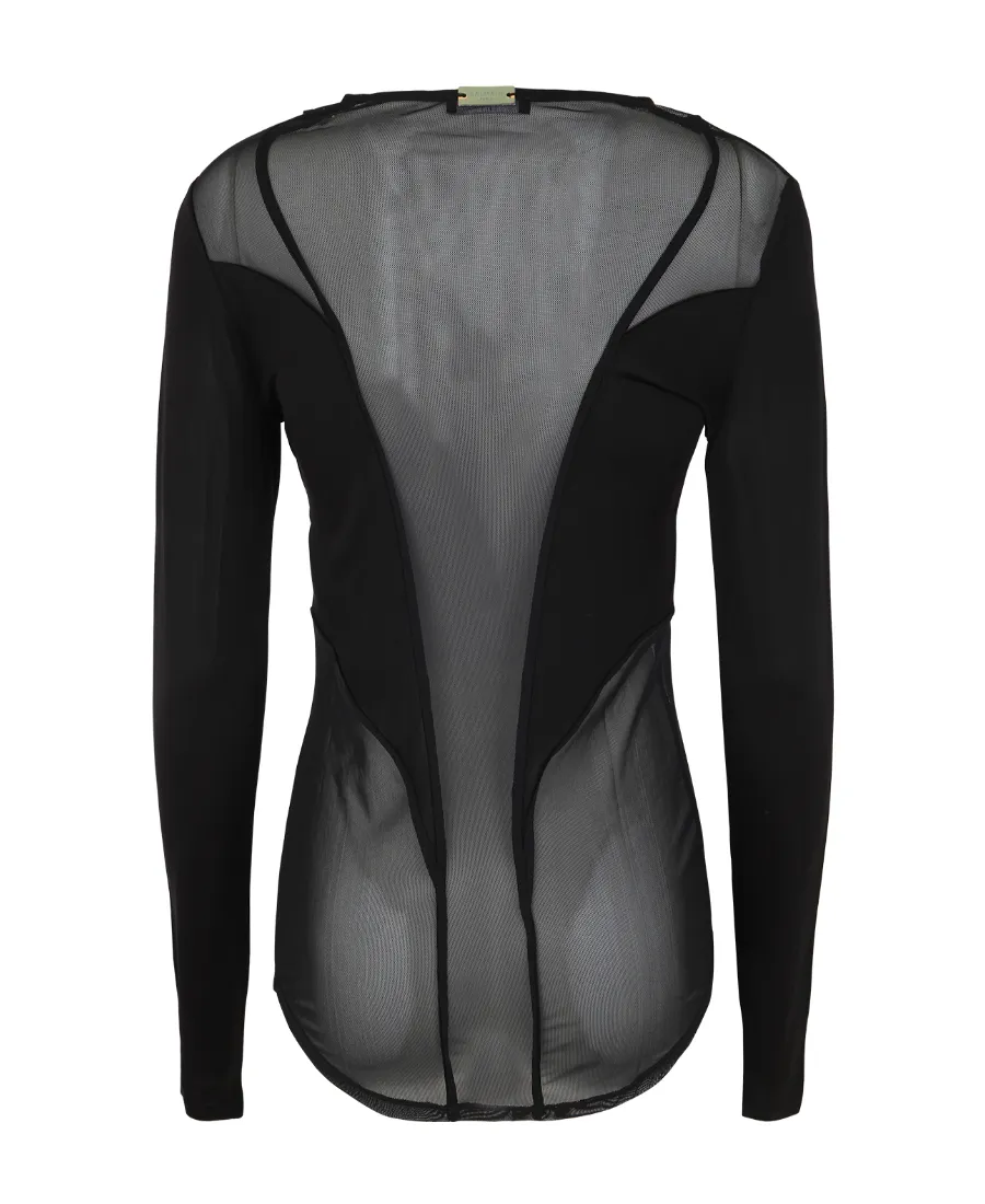 Mesh Long Sleeved Top