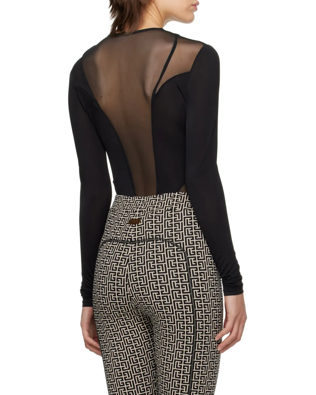 Mesh Long Sleeved Top