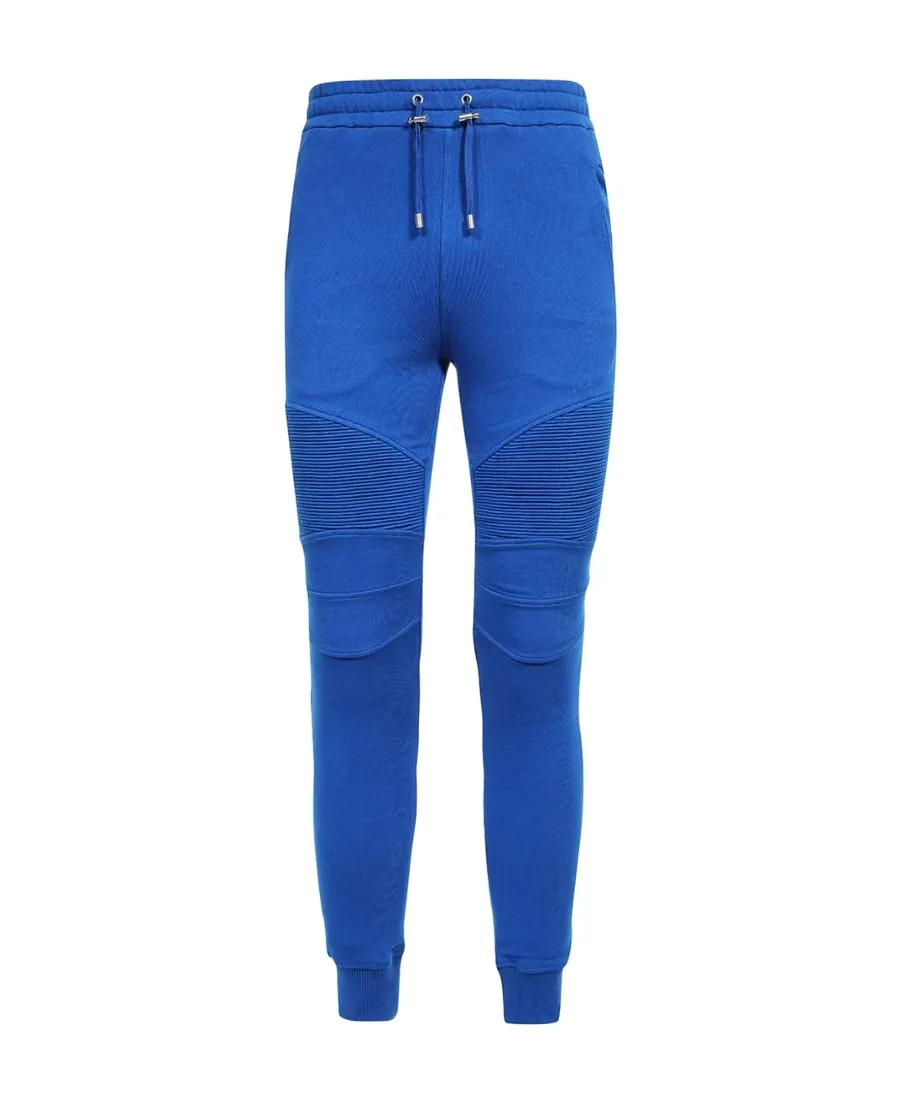 Logo Printed Cotton Jogging Bottoms