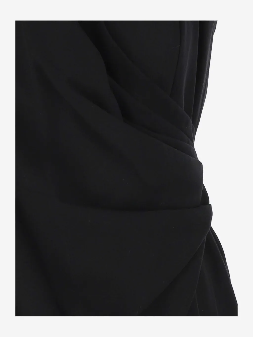 Halterneck Sleeveless Draped Mini Dress