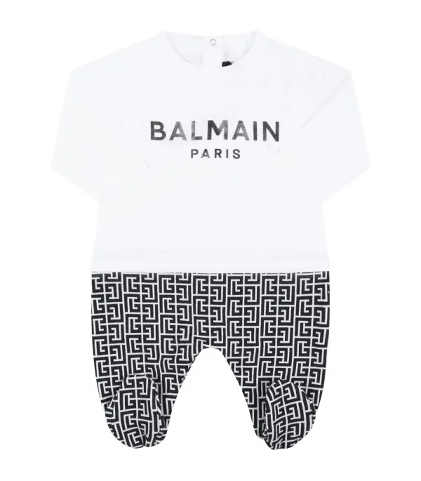 Logo-Print Babygrow Set