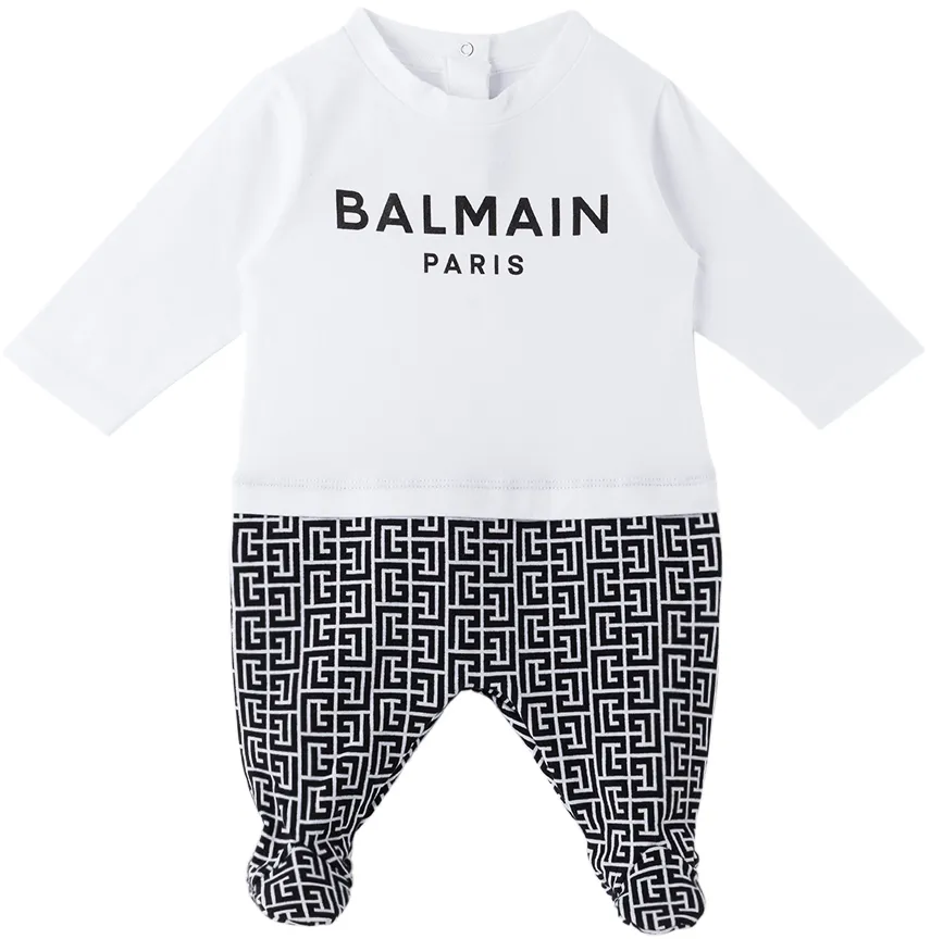 Logo-Print Babygrow Set