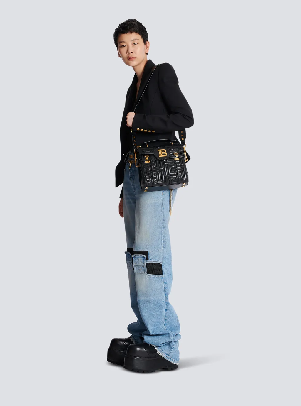 B-Buzz 23 Quilted Leather Bag
