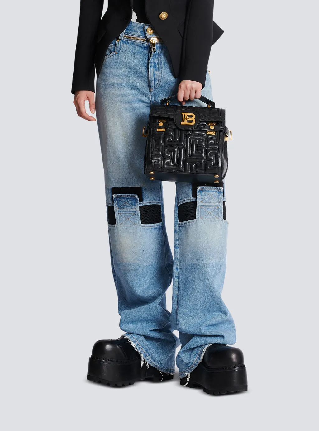 B-Buzz 23 Quilted Leather Bag