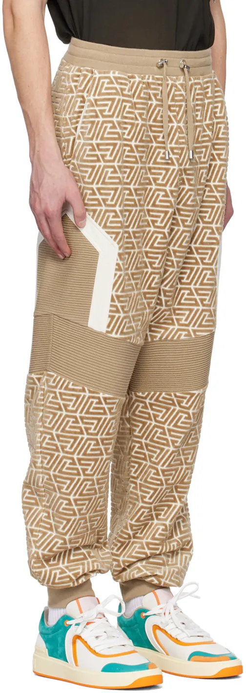 Jogging Bottoms With Printed Pyramid Monogram