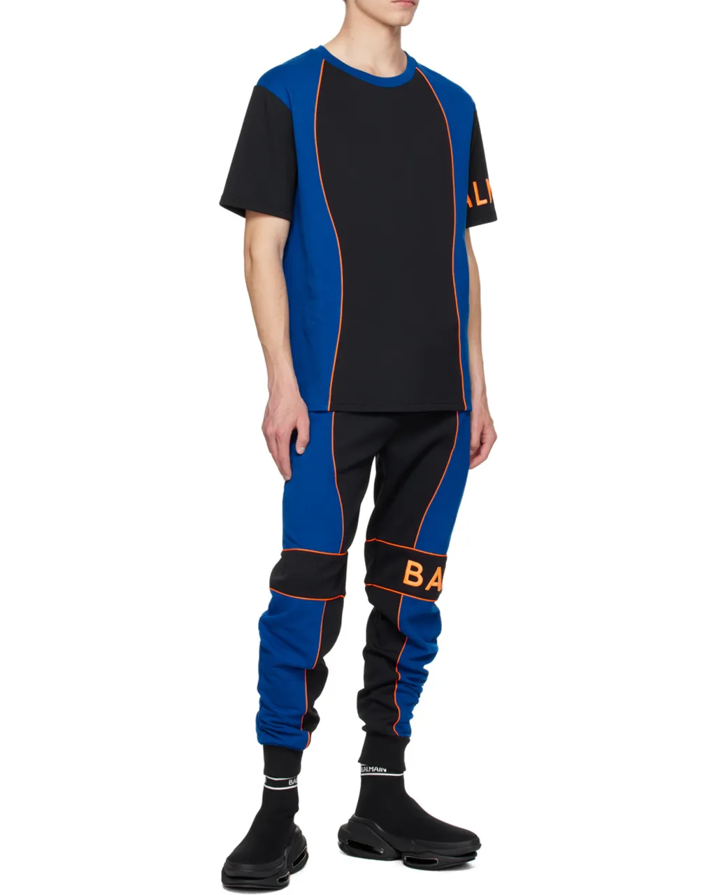 Balmain Logo Inlaid Sweatpants
