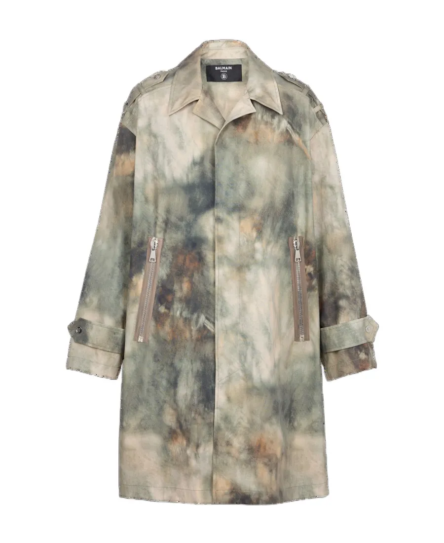 Desert Print Cotton Coat