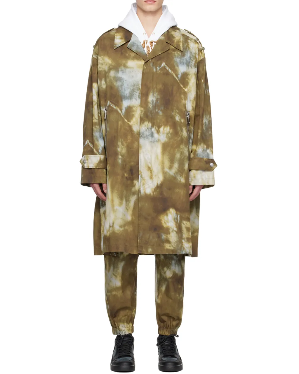 Desert Print Cotton Coat