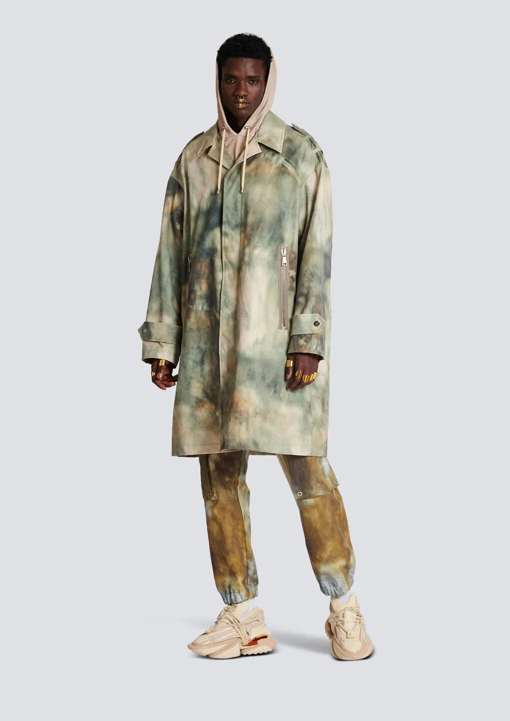 Desert Print Cotton Coat