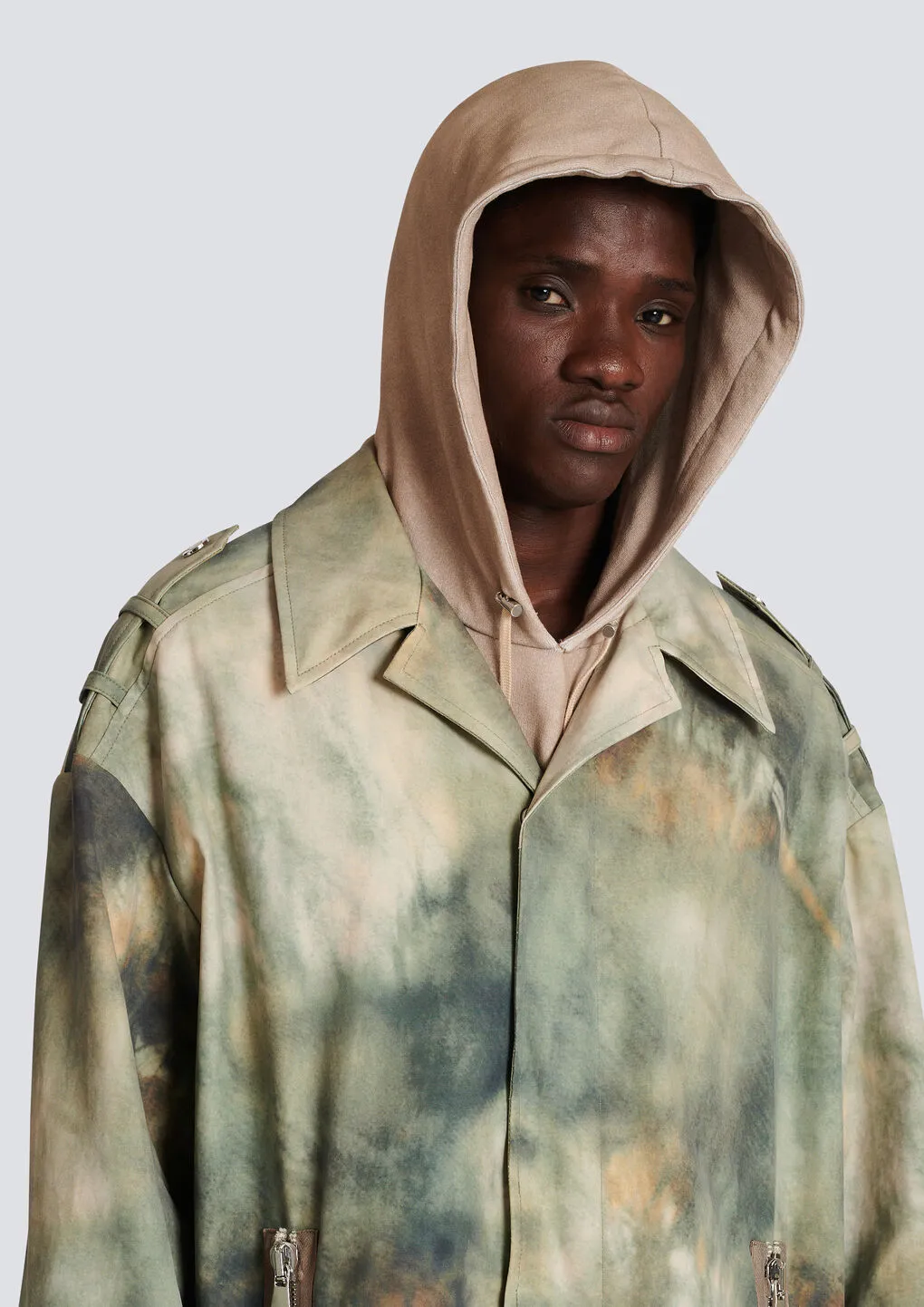 Desert Print Cotton Coat