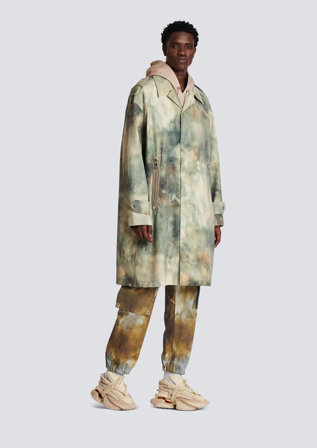 Desert Print Cotton Coat