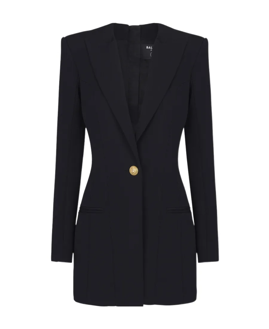 Grain De Poudre Tailored Dress
