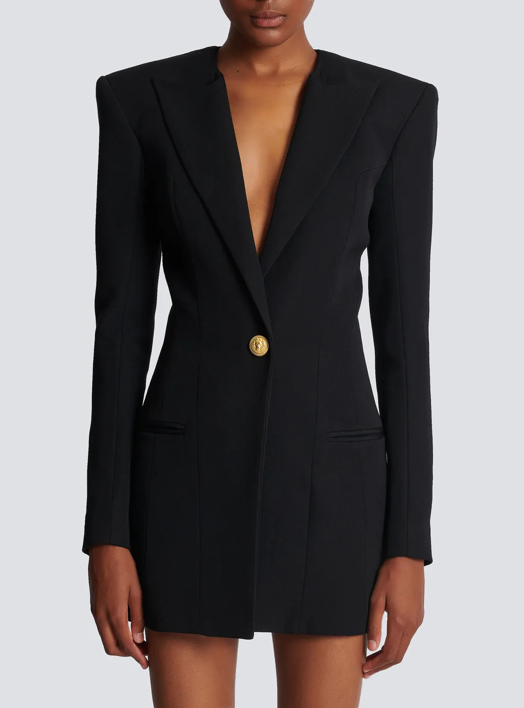Grain De Poudre Tailored Dress