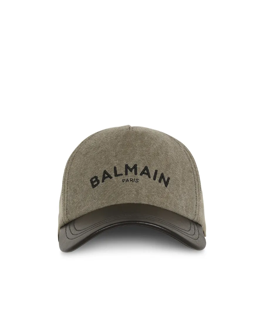 Cotton Cap With Balmain Logo