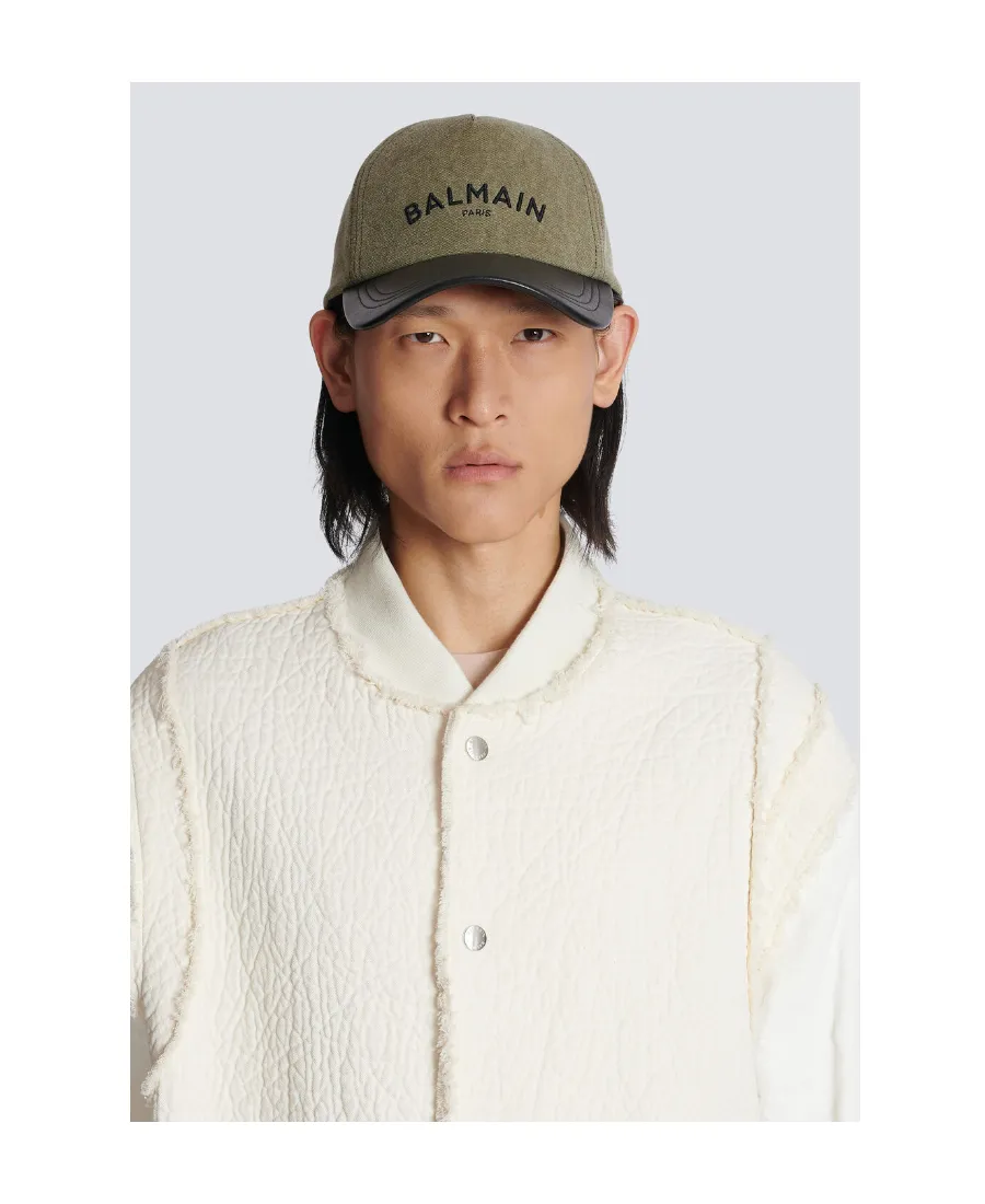 Cotton Cap With Balmain Logo