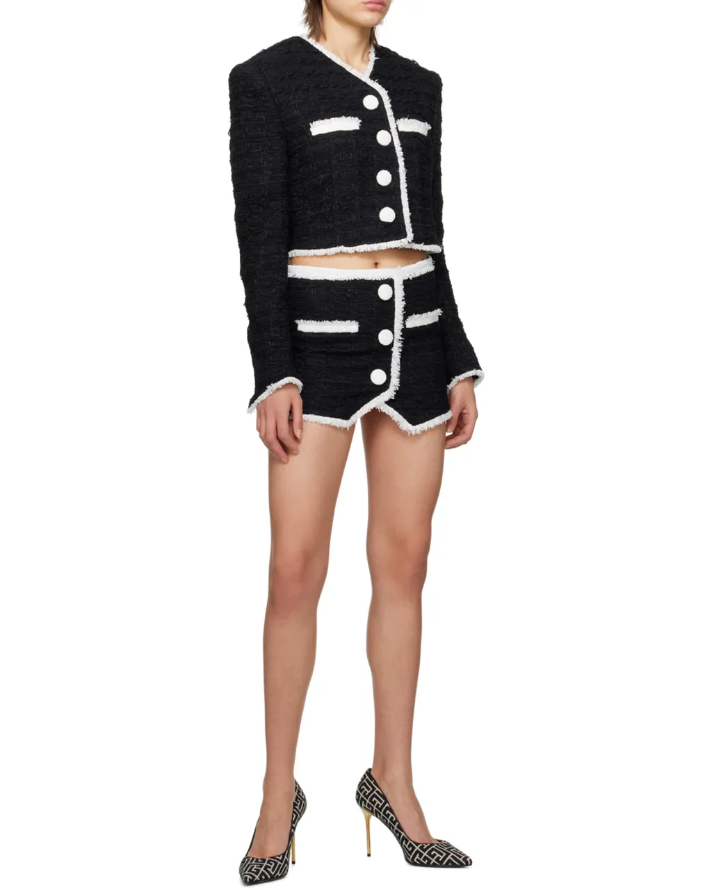 Tweed Mini Skirt