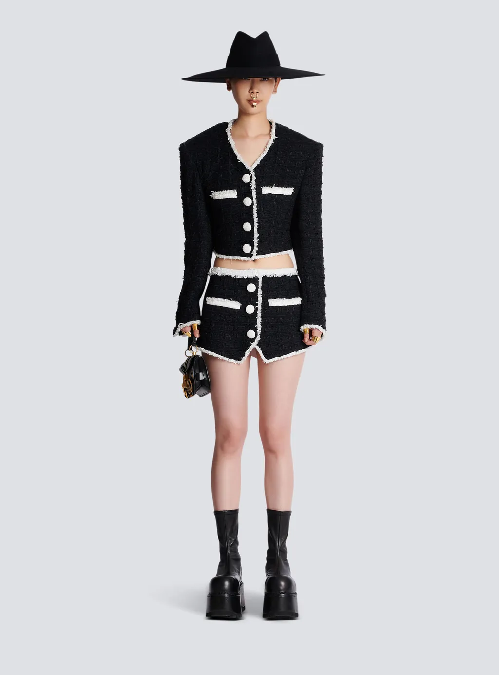 Tweed Mini Skirt